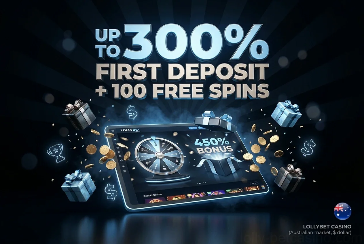 Up to 300% First Deposit+ 100 Free Spins